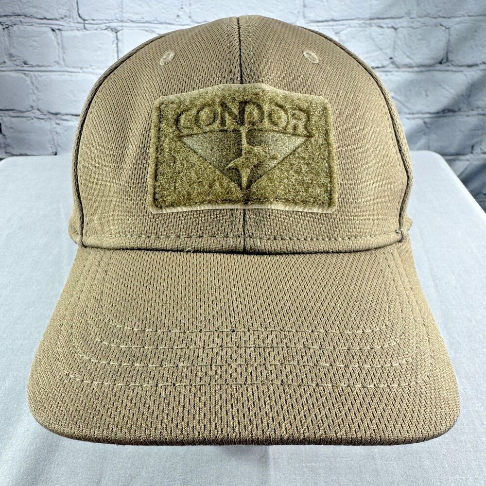 Condor Flex Fit Tactical Hat Cap S/M 161080-019 Tan/Brown